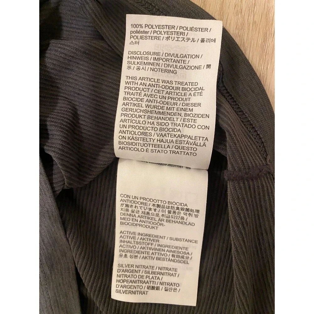 Arcteryx Cormac Crewneck Shirt Mens XL Heathered Black Gorpcore Performance